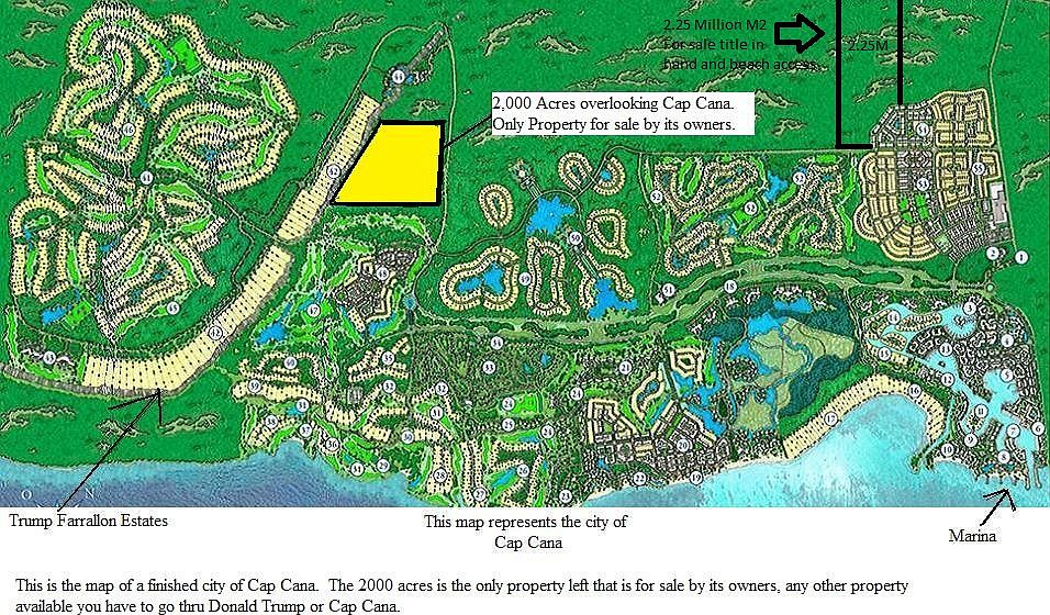Over 3 Billion Dollars Worth Of Land On 2000 Acres Cap Cana Over 3 Billion Dollars Worth Of Land On