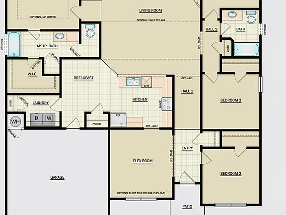 Hartford Plan Harvest Hills Claremore Ok 74019