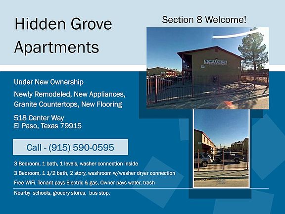 Hidden Grove Apartments Section 8 Welcome