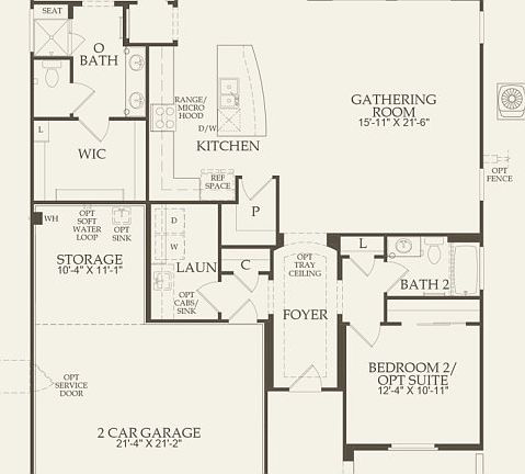 Sanctuary Plan Sun City Anthem At Merrill Ranch Florence Az