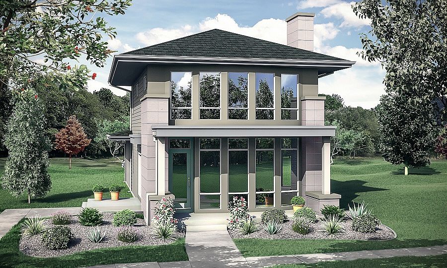 1650 2 Story Alley Load Bow House Plan West Grange Longmont Co