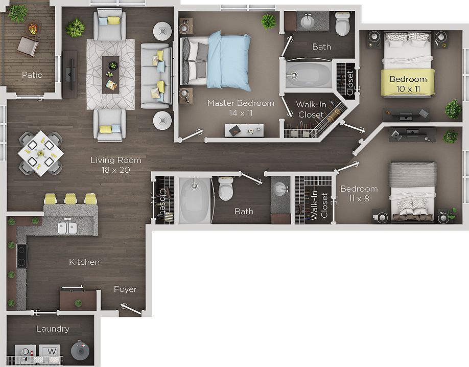 Knapps Corner Flats Apartment Als Grand Rapids Mi Zillow 1 860 890 Per Month