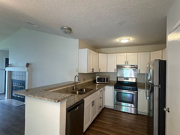 Dining room view to fireplace