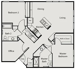 Floor plan 2C