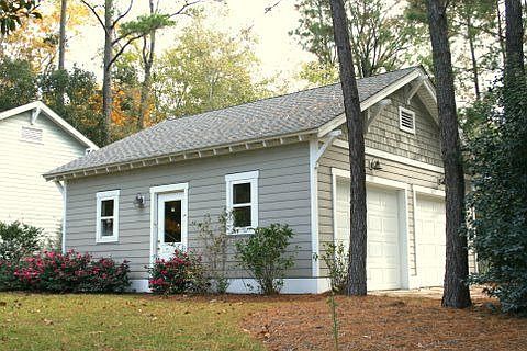 Detached 2 car garage with alley entrance