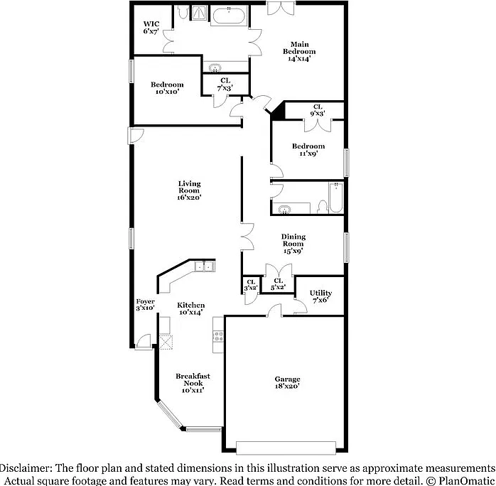 3 bed, 2.0 bath, 1776 sqft, $2,135 — Photo 2