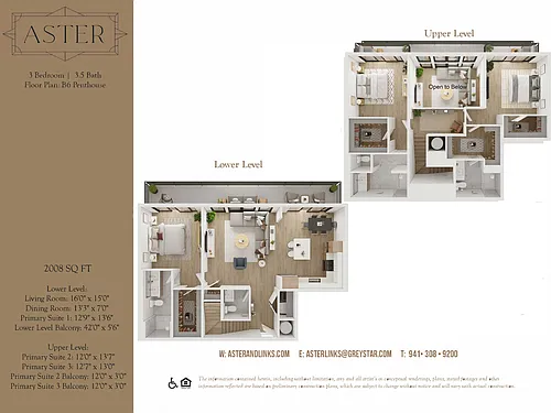 Floor plan Aster B6 Penthouse