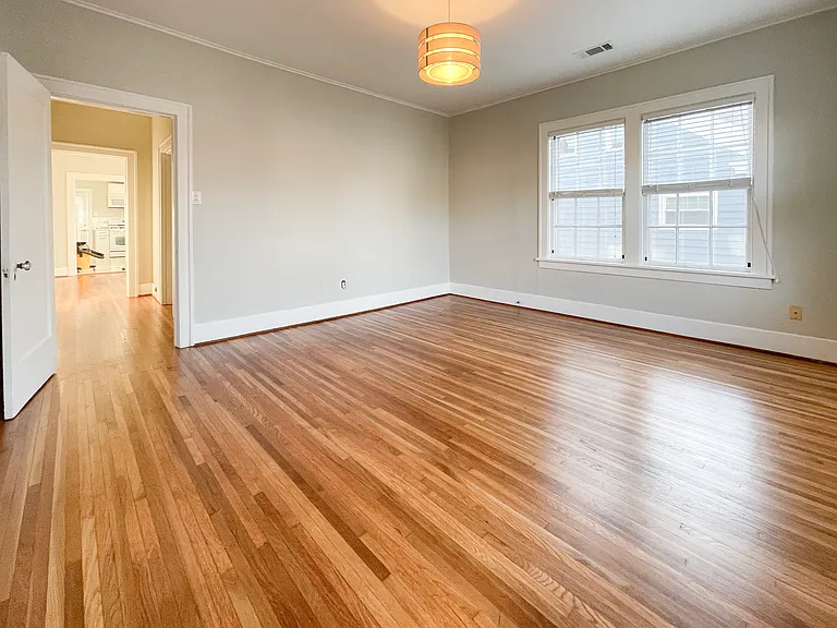 Spacious living room with lots of natural light