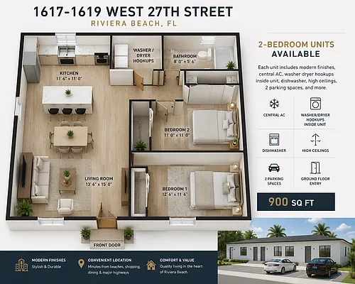 Floor plan 2 Bedroom