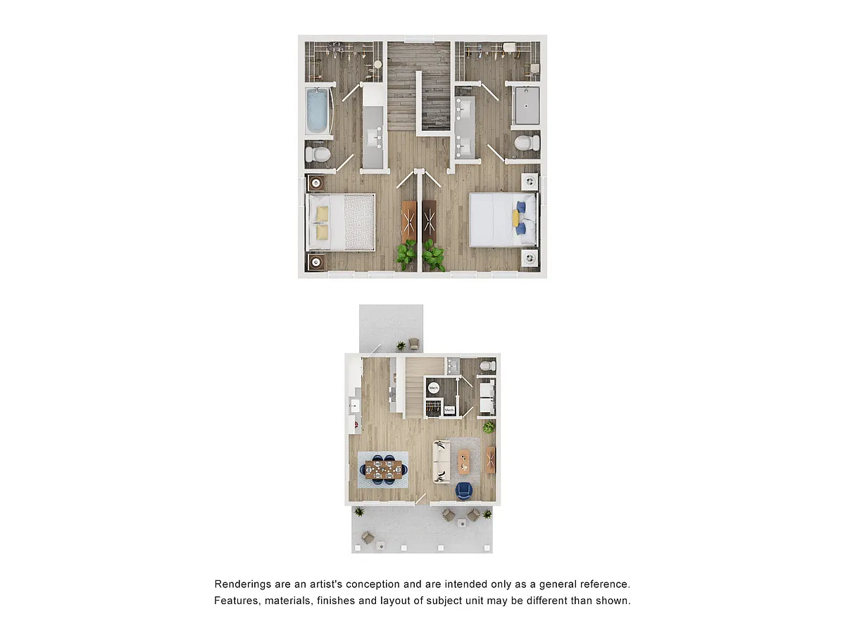 Floor plan Cottage B3