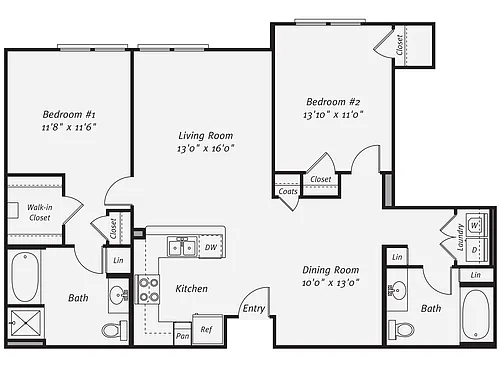 Floor plan B8