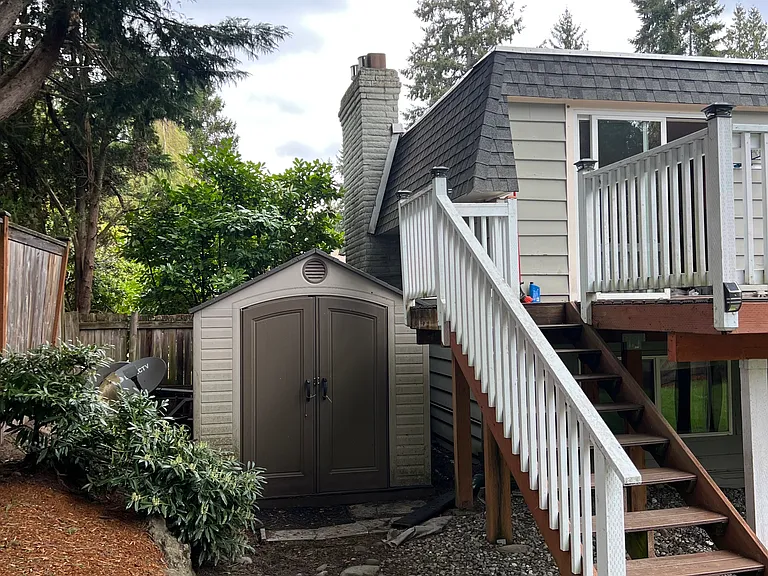 A shed for extra storage