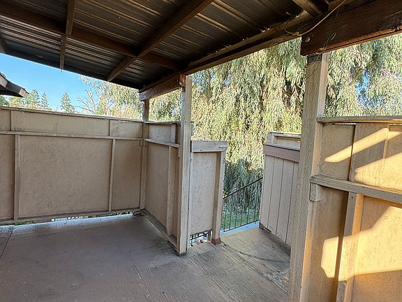 Private Patio with privacy gate