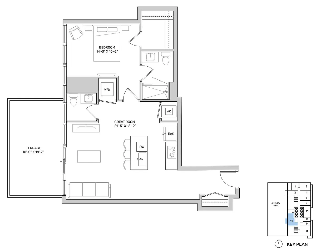 Floor plan A17