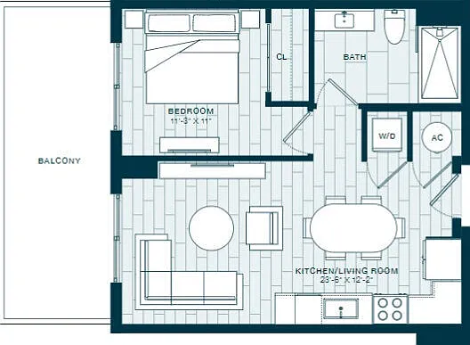 A5.1 floor plan Crest at Pinecrest