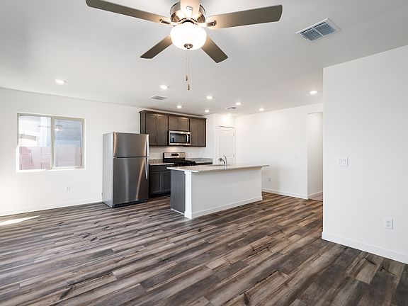 Enjoy a spacious kitchen island!