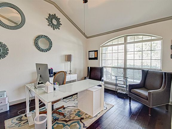 Enter your French Doors to the right and enter your Study, notice all the natural light.
