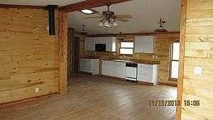 View from Living Rm into Kitchen/Dining area