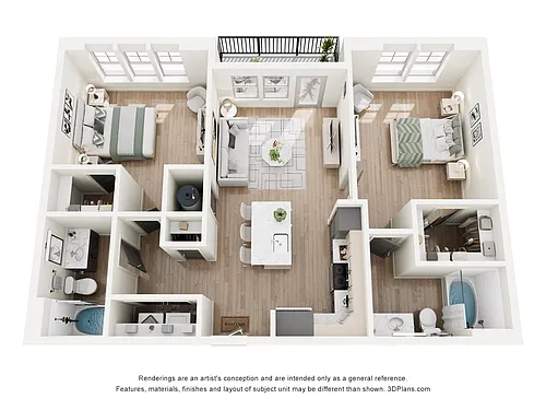 Floor plan Calhoun