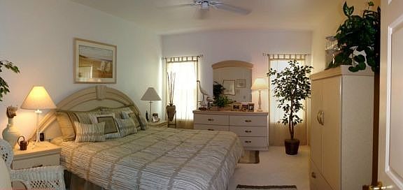 Large downstairs master bedroom.