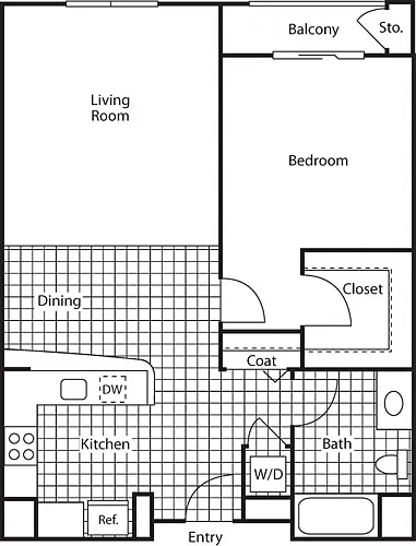 Floor plan Santa Rosa (1A Large)