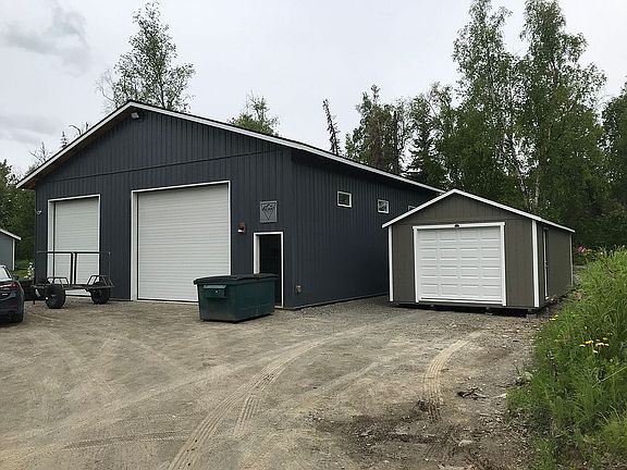14'x32' shed not included