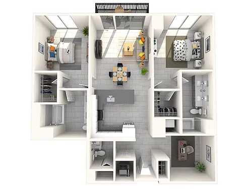 Floor plan BN2 - North Residence