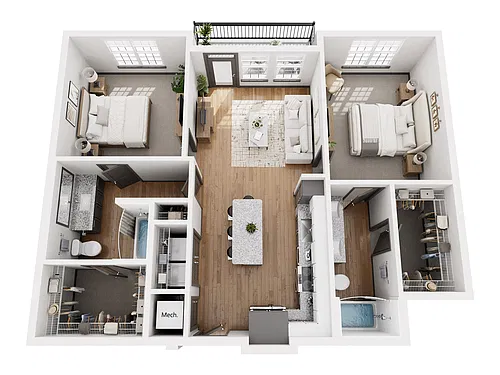 Floor plan B1