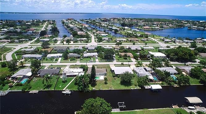 Aerial before remodel