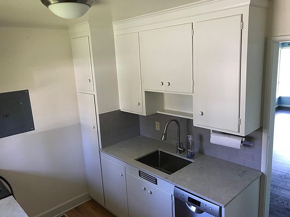 small kitchen with a 17" BOSH dishwasher
