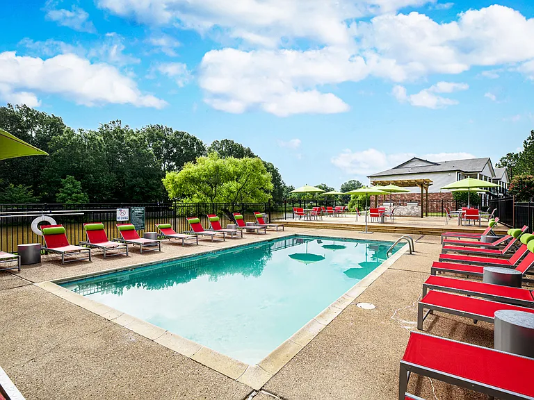 Take a refreshing dip in the sparkling pool at Southwind Apartments in Richland, MS!