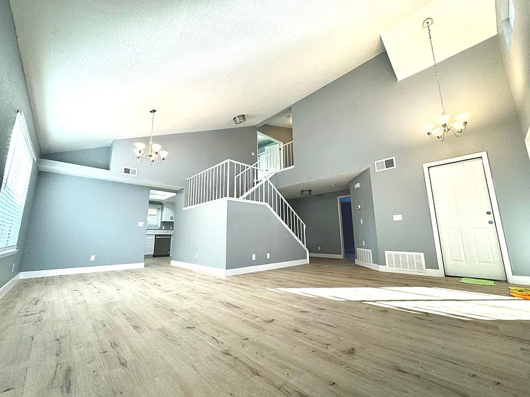 Living room area upon entry