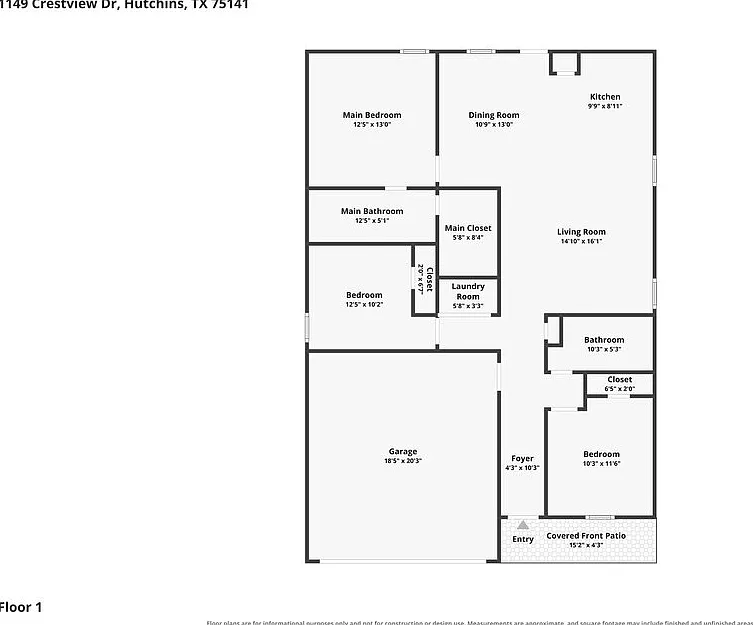 3 bed, 2.0 bath, 1302 sqft, $1,945 — Photo 2