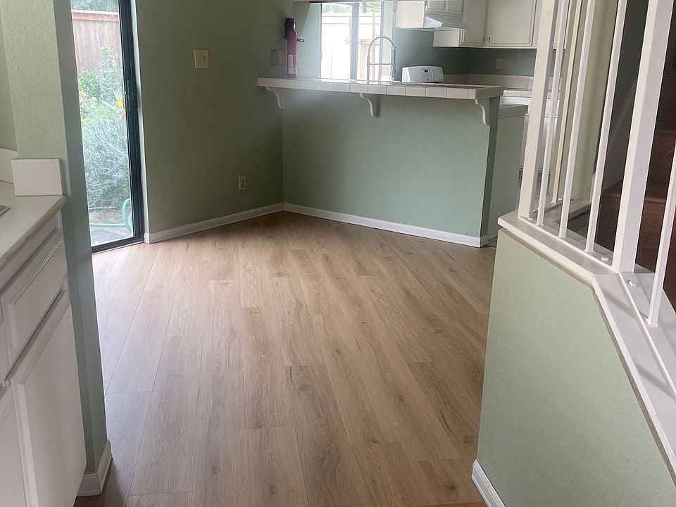 Hallway leading to dining room.