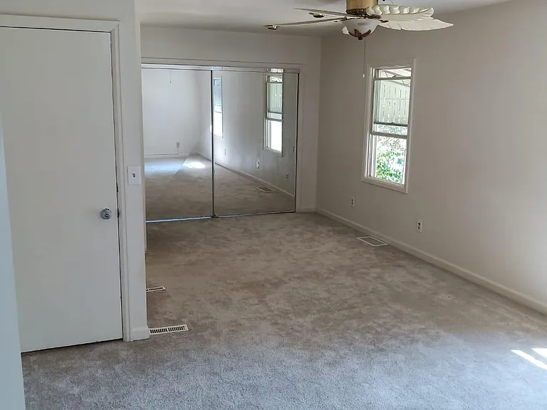 Master bedroom with large closet