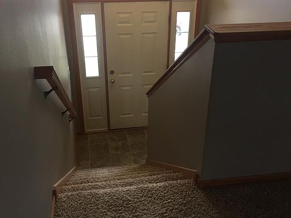 Upstairs looking down to front door