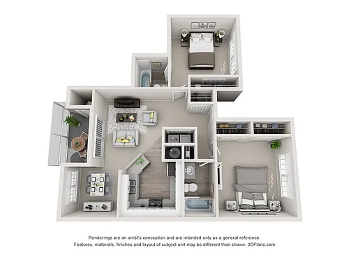 Floor plan B2BR