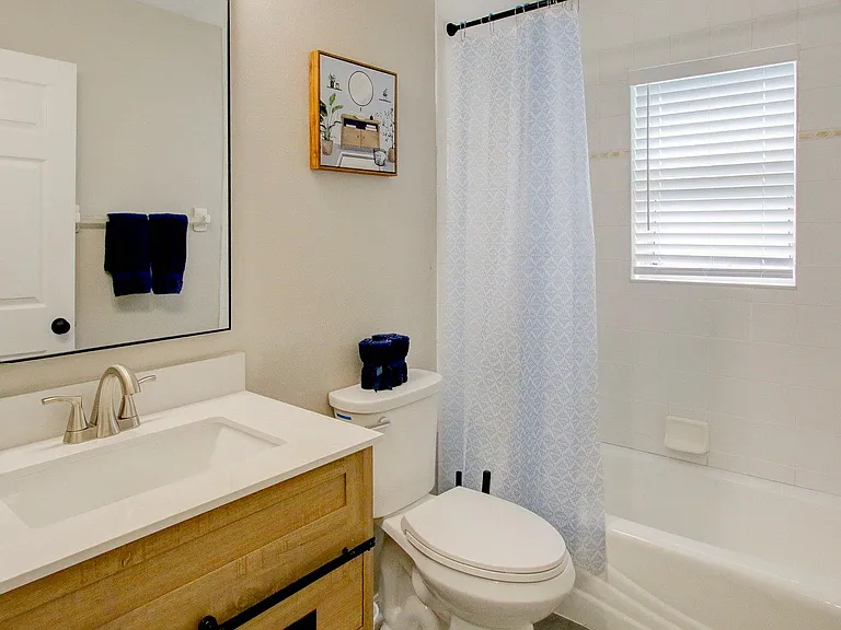 Newly updated bathroom