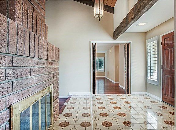 Foyer leads into the Family Room
