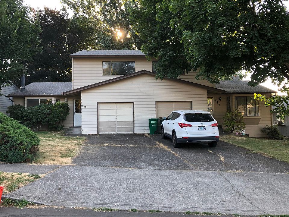 217 is on the right with the white car. Shade trees provide lots of privacy.