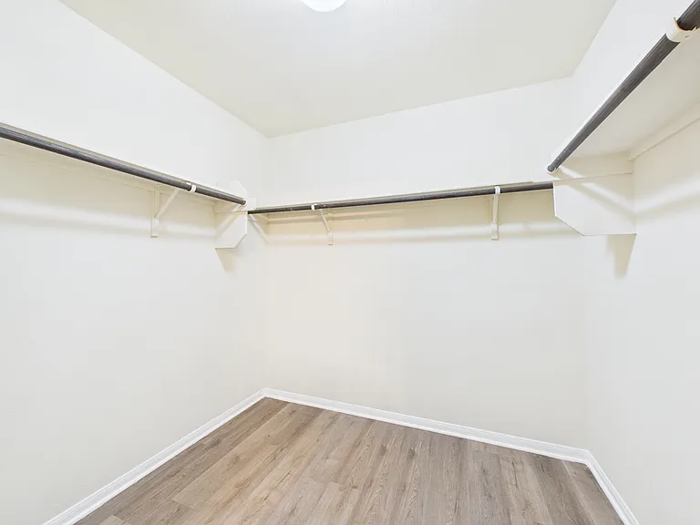 Expansive walk in closet
