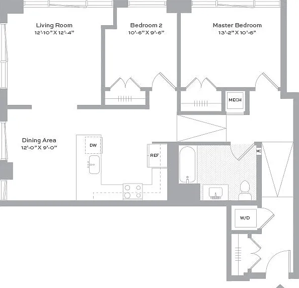 B07 floor plan Harbor 1500
