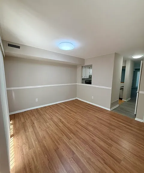 Dining room with hardwood floors