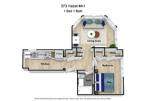 Floor plan 1 Bed