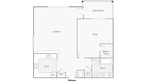 Floor plan Alcoa