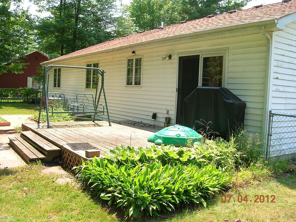 Back deck & rear of house