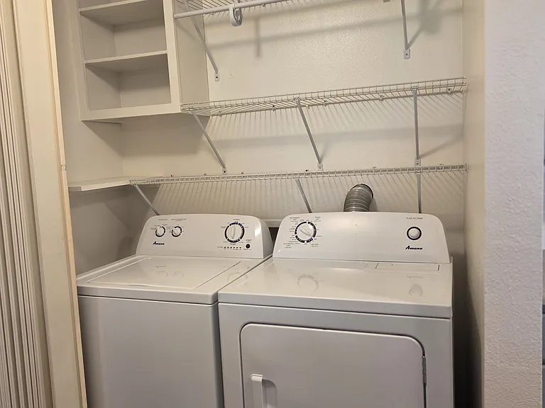 New washer and dryer