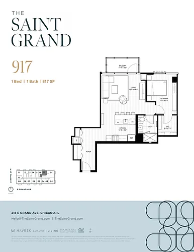 Floor plan 917