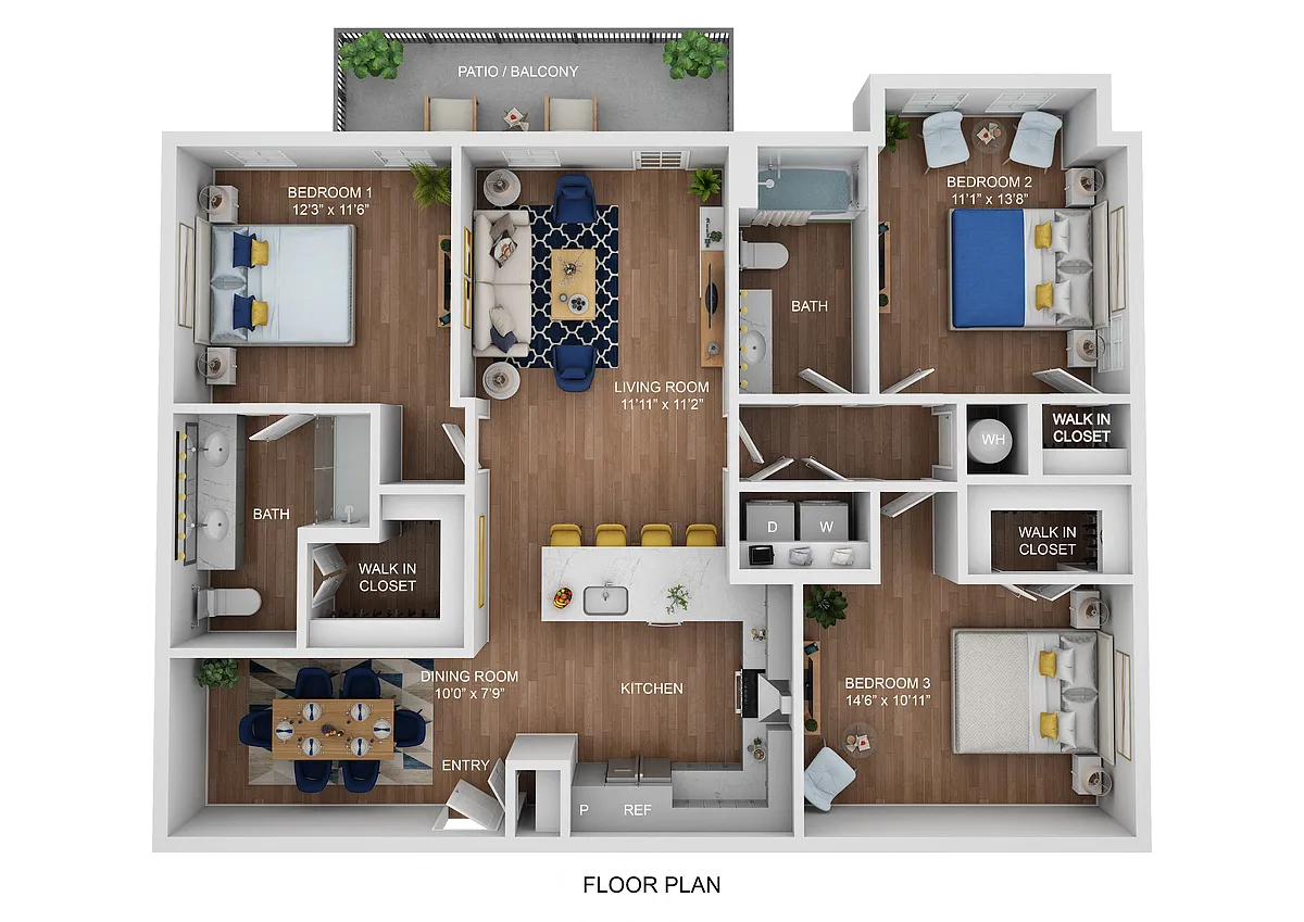 Floor plan C1b