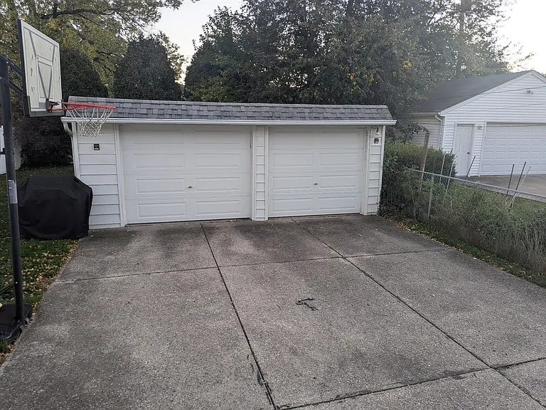 Two-car garage